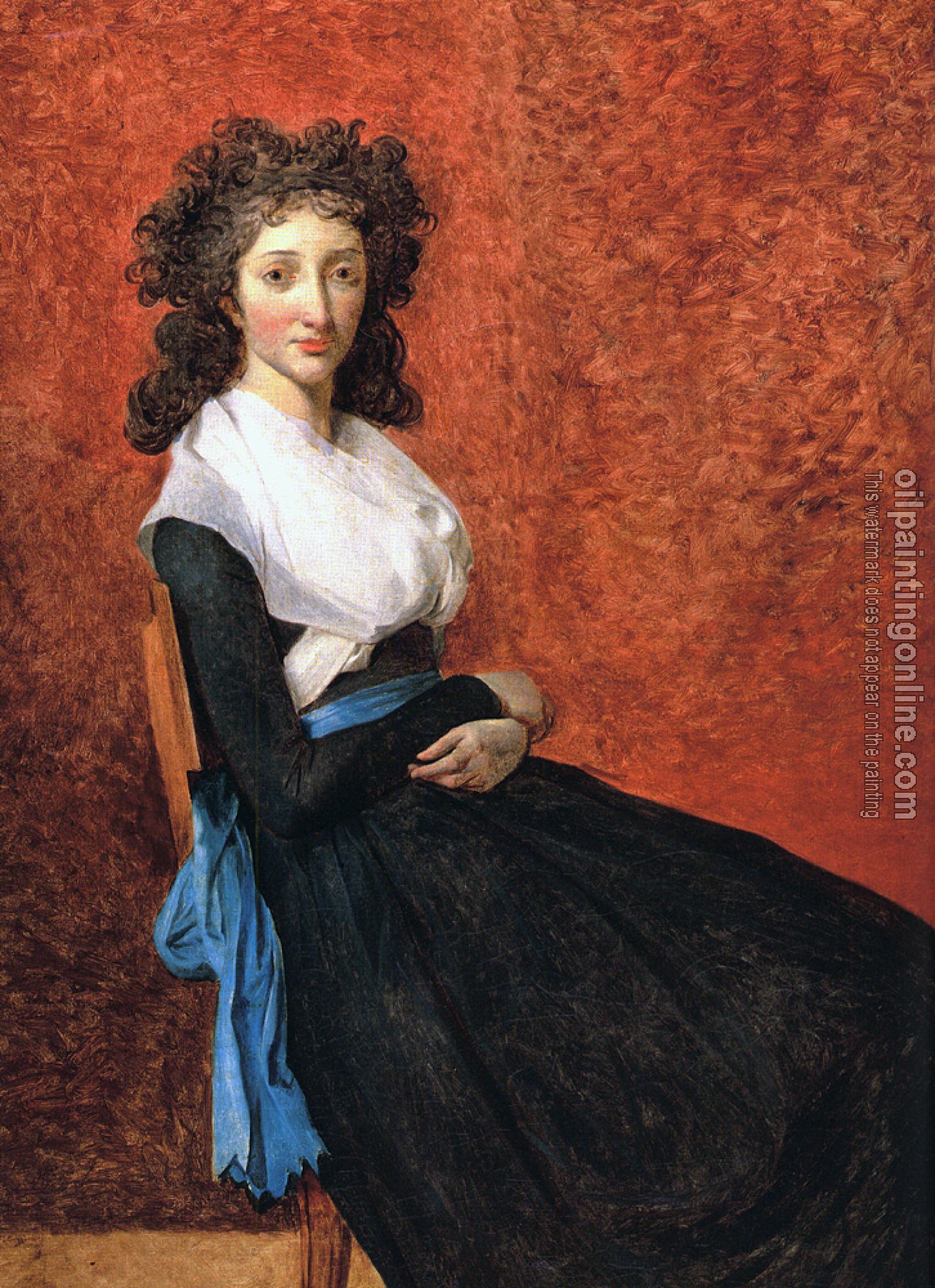 David, Jacques-Louis - Portrait of Louise Trudaine